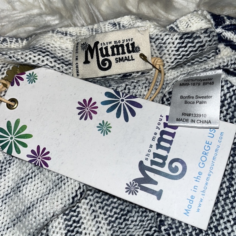 NWT Show Me Your Mumu Bonfire Sweater ~ in Boca Palm - Picture 9 of 11